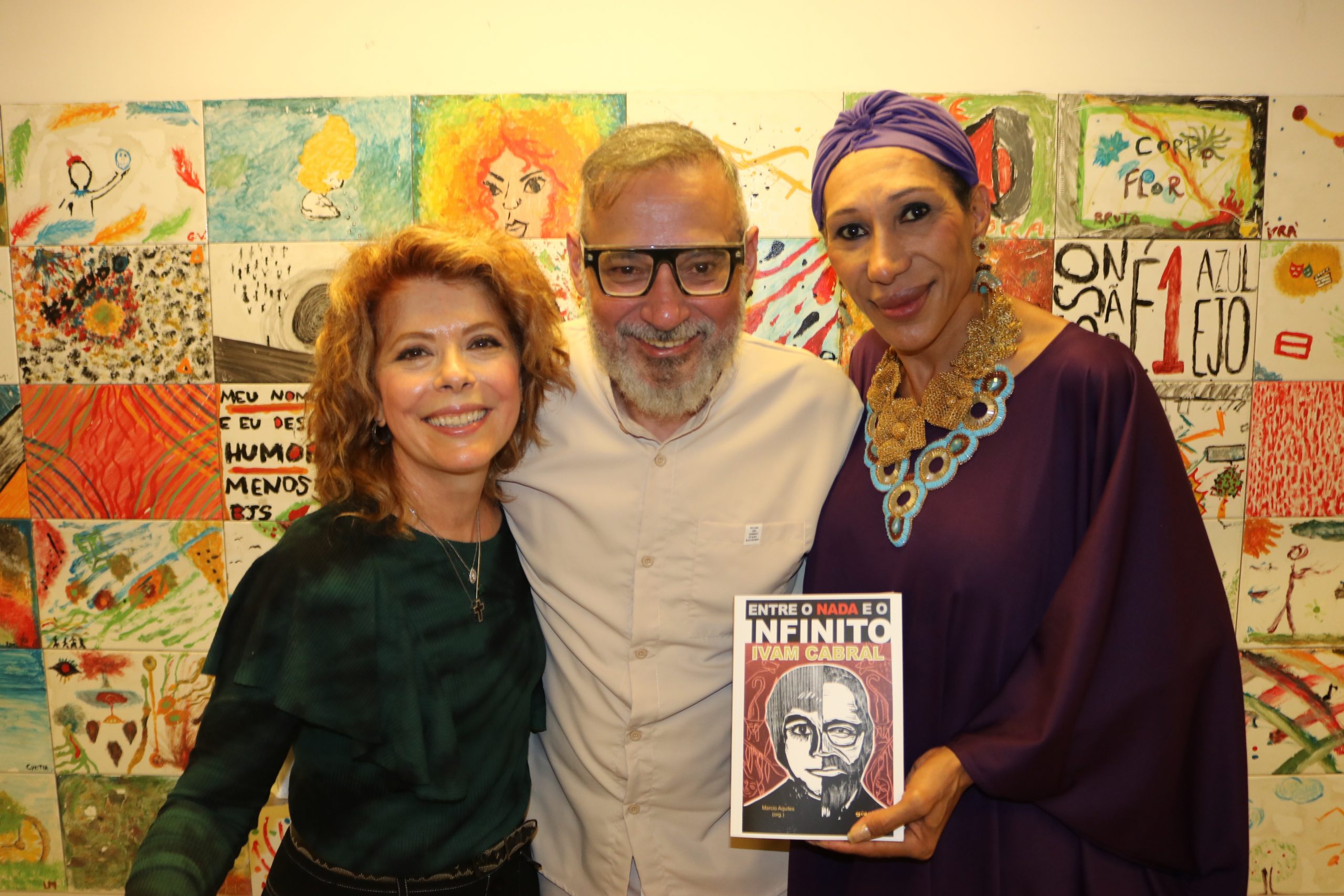 Adriana Vaz, Ivam Cabral e Marcia Dailyn