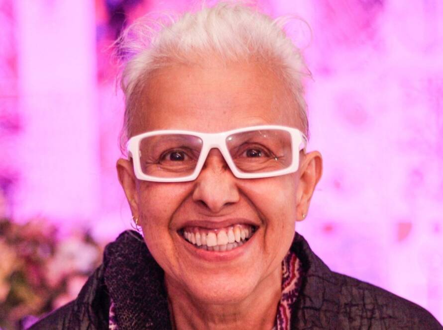 A fotógrafa, cenógrafa e iluminadora Lenise Pinheiro.