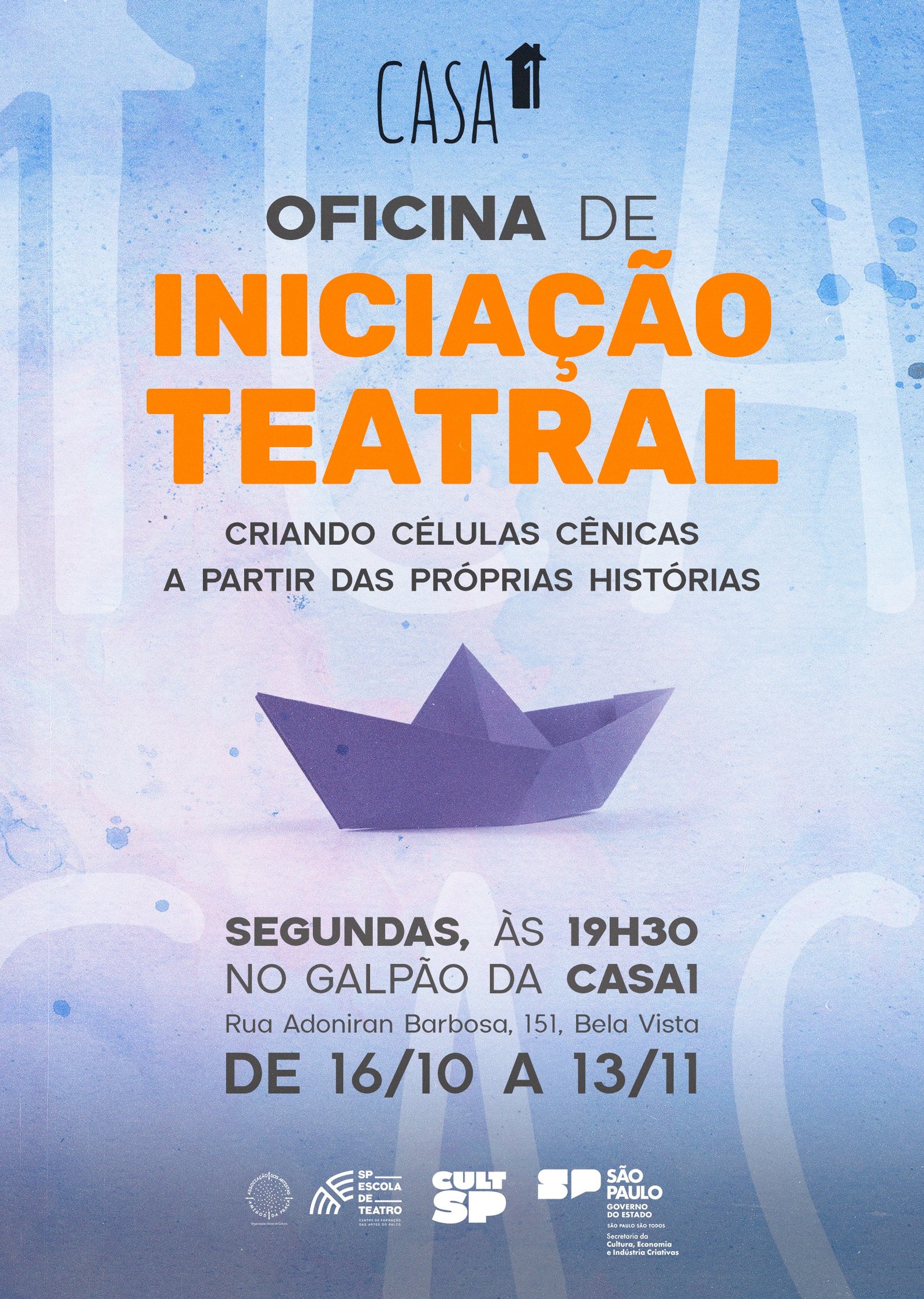 Oficina de Jogos Teatrais - online - Escola Projeto