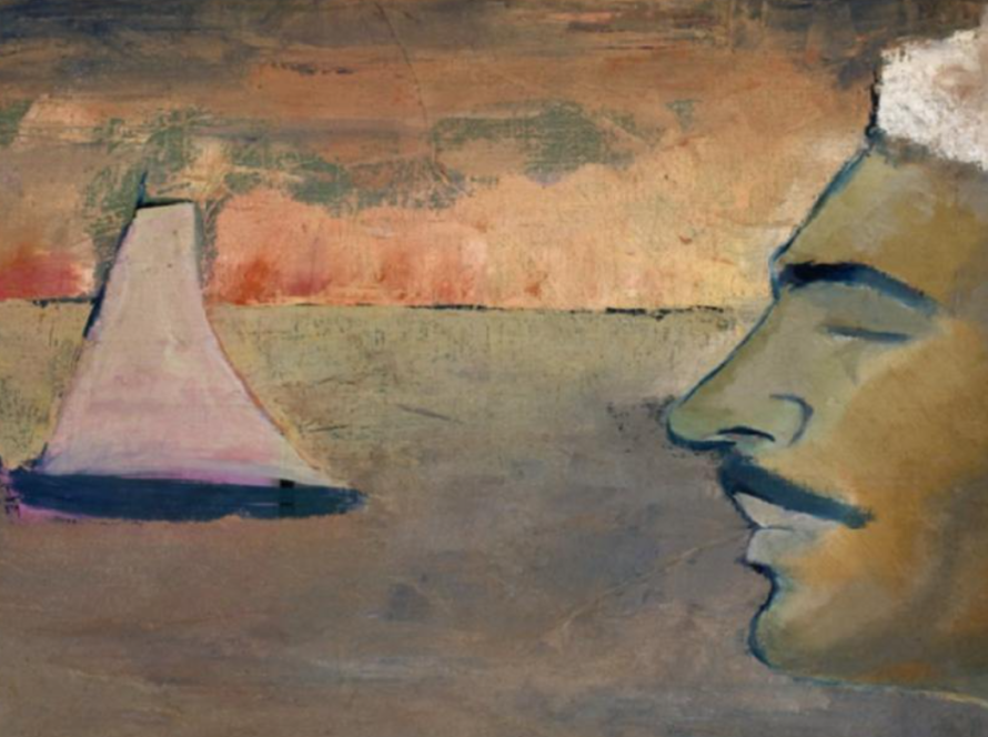 Imagem: autorretrato de Dorival Caymmi