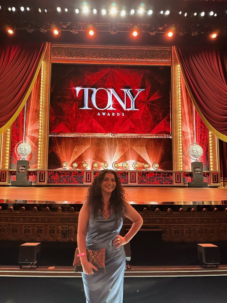 Juliana Silva de Sales no Tony Awards.