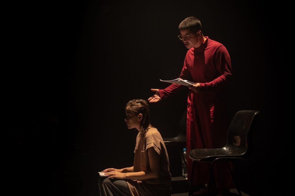 Leitura dramática da peça "CAMILO", na unidade Roosevelt da SP Escola de Teatro. (4/3/2024). | Foto: Rodrigo Reis