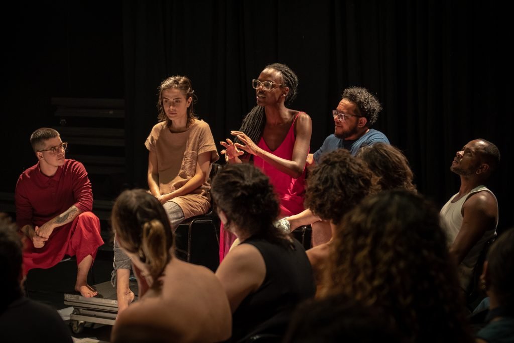 Leitura dramática da peça "CAMILO", na unidade Roosevelt da SP Escola de Teatro. (4/3/2024). | Foto: Rodrigo Reis