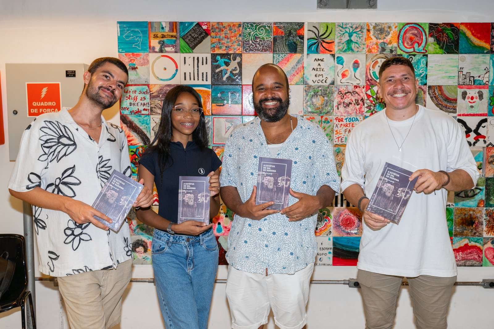 Lançamento do livro "A Estátua de Sal de Sodoma", de Alberto Guzik, na unidade Roosevelt da SP Escola de Teatro. (20/03/2024) | Foto por @AndreStefano