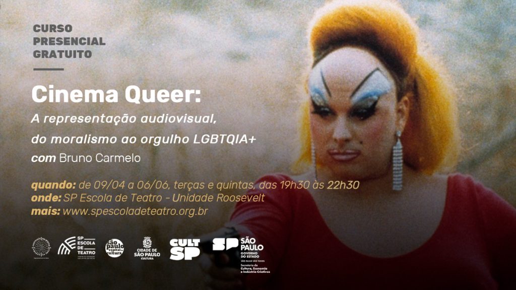 Curso "Cinema Queer: A representação audiovisual, do moralismo ao orgulho LGBTQIA+": na SP Escola de Teatro. | Foto: Comunicação ADAAP