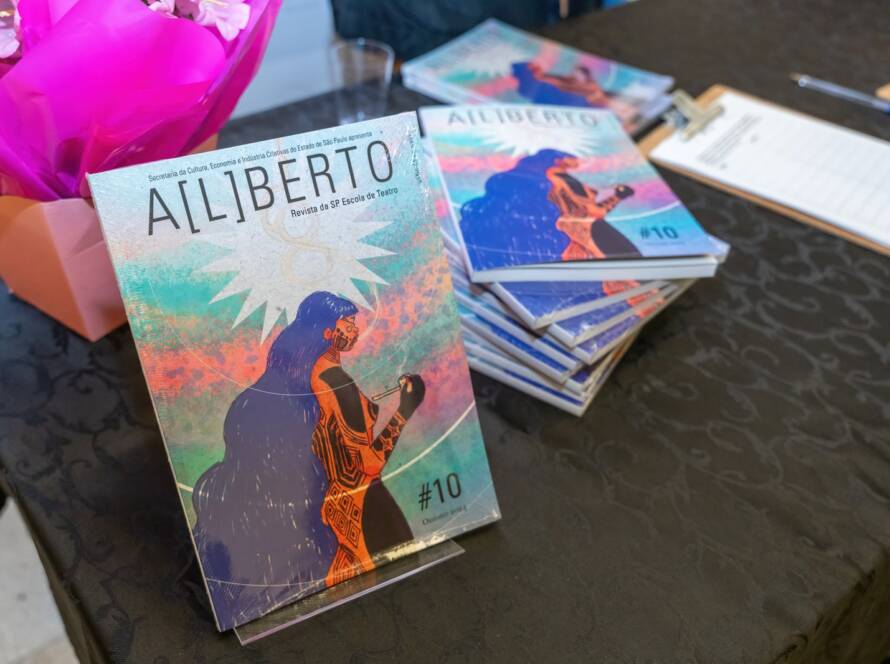 Lançamento da Revista A[L]BERTO 10, na unidade Roosevelt da SP Escola de Teatro. (28/5/2024) | Foto por @AndreStefano