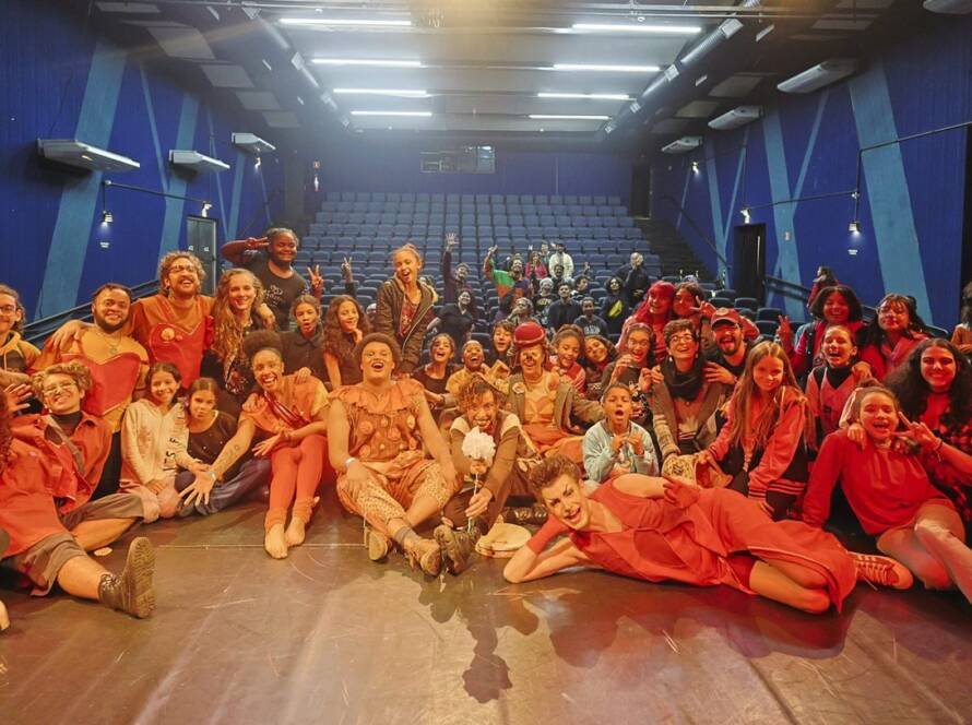 Mostra de Circulação: SP Escola de Teatro em Mongaguá (SP), promovendo uma oficina e apresentações de estudantes. (12/07/2024) | Foto: Clara Silva