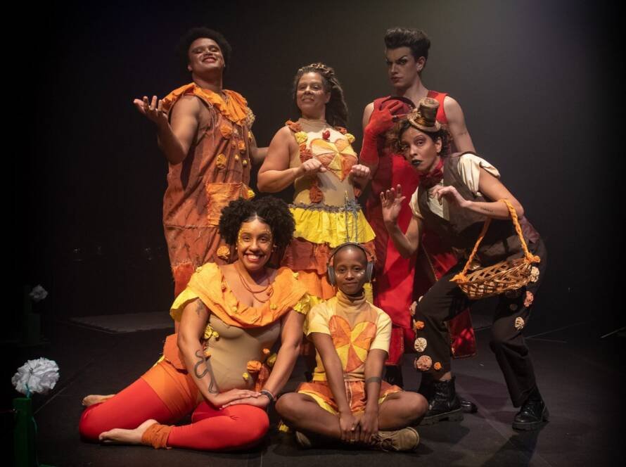 Apresentação da peça “No dia seguinte todo mundo riu”, feita pelos estudantes da SP Escola de Teatro, na Unidade Roosevelt. (6/7/2024). | Foto: Rodrigo Reis