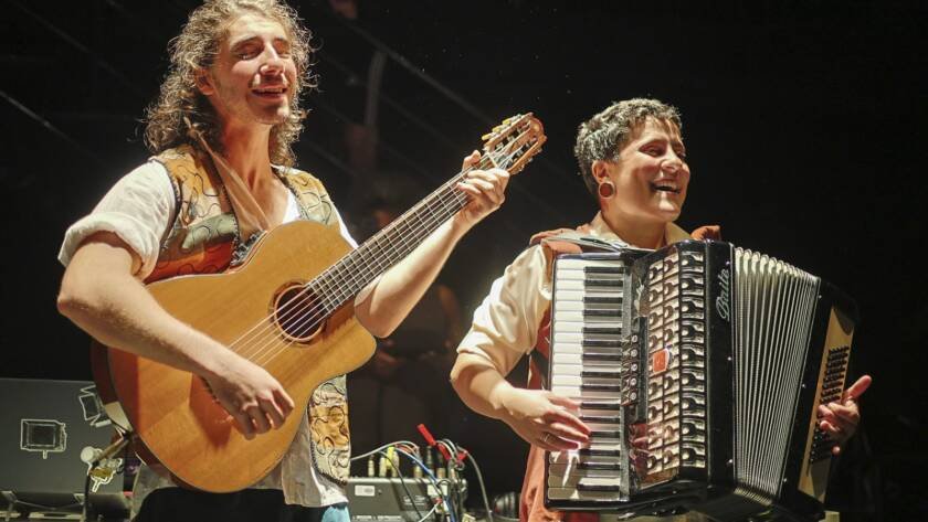 Experimento final do grupo N5 Verde, do primeiro semestre de 2024, na SP Escola de Teatro. | Foto: Clara Silva/Adaap