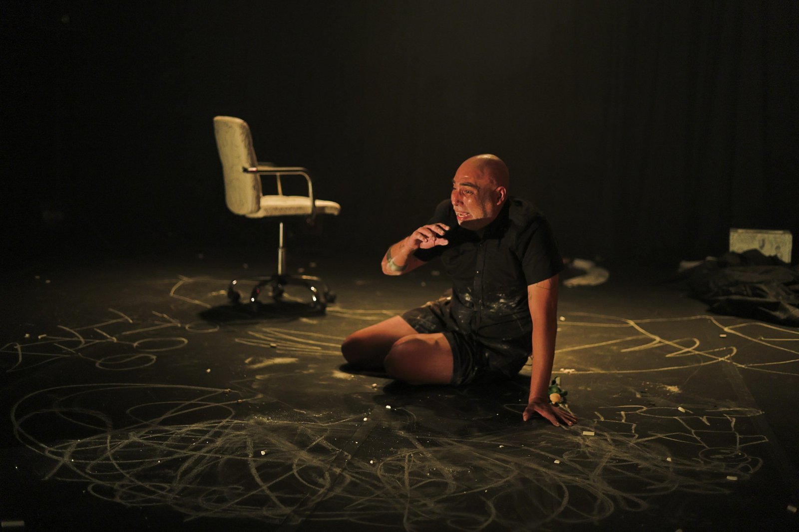 Espetáculo "O Filho da Geni", na SP Escola de Teatro. (2/8/2024) | Foto: Clara Silva