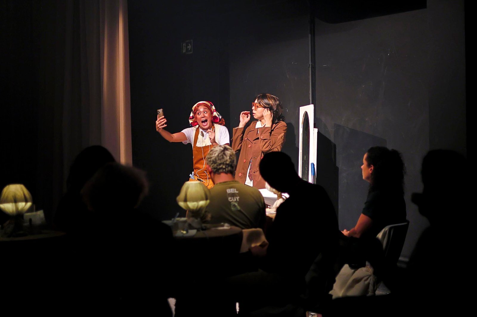 Espetáculo ”O Ralo da Fossa", na SP Escola de Teatro. (7/8/2024) | Foto: Clara Silva