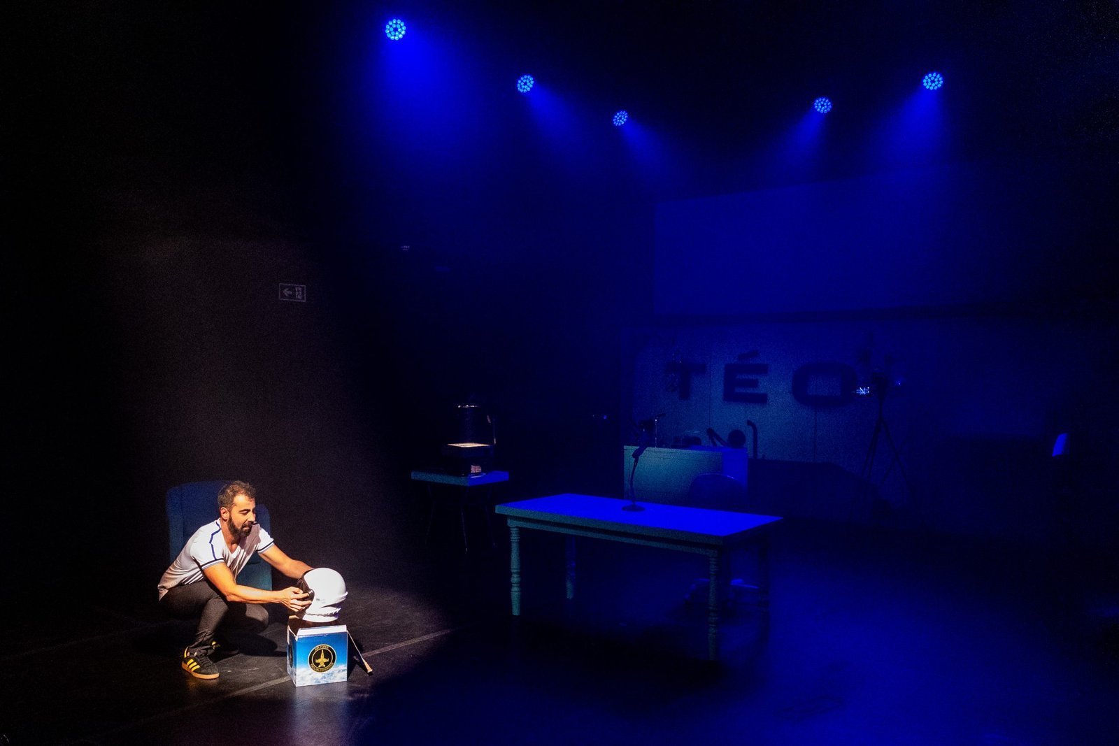 Espetáculo "Monstro", na SP Escola de Teatro. (6/8/2024) | Foto: Edson Lopes Jr.