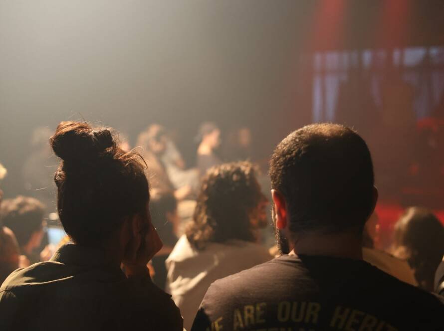 Público na SP Escola de Teatro, durante as Satyrianas 2024