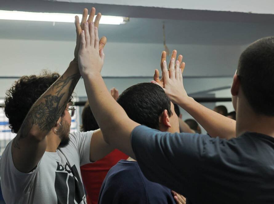 Oficina de teatro na Fundação Casa Rio Paraná, a partir da contrapartida dos alunos bolsistas do Programa Oportunidades. (12/11/2024). | Foto: Clara Silva.