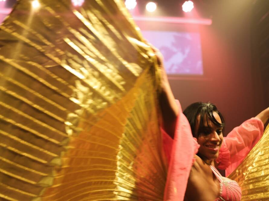 Abertura da 13ª edição do SP Transvisão com show de variedades da Casa Florescer. (27/01/2025). | Foto: Clara Silva.