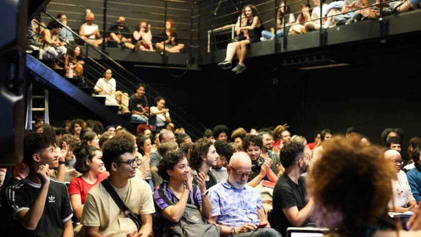 Apresentação dos colaboradores para os ingressantes do 1° semestre de 2025. (05/02/2025) | Foto: Clara Silva