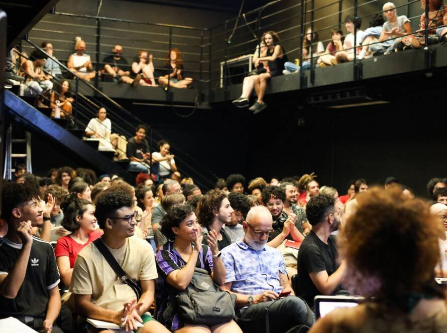 Apresentação dos colaboradores para os ingressantes do 1° semestre de 2025. (05/02/2025) | Foto: Clara Silva