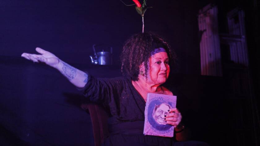 Espetáculo “Radicalidades Feministas: Porque o Silêncio Também É Fala”, na sede Roosevelt da SP Escola de Teatro. (08/02/2025) | Foto: Clara Silva