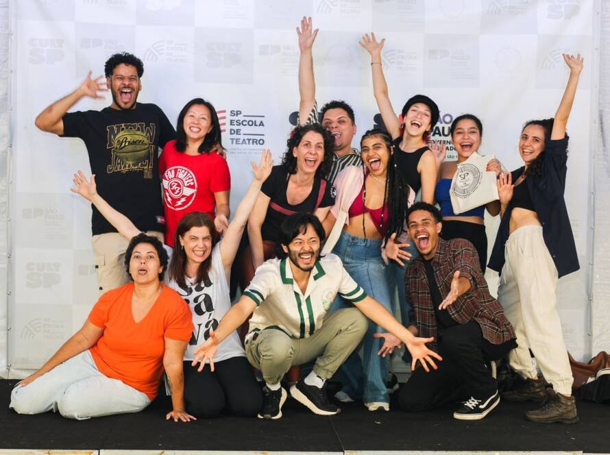 Recepção dos estudantes do 1° semestre de 2025, na sede Brás da SP Escola de Teatro. (01/02/2025). | Foto: Ana Kei.