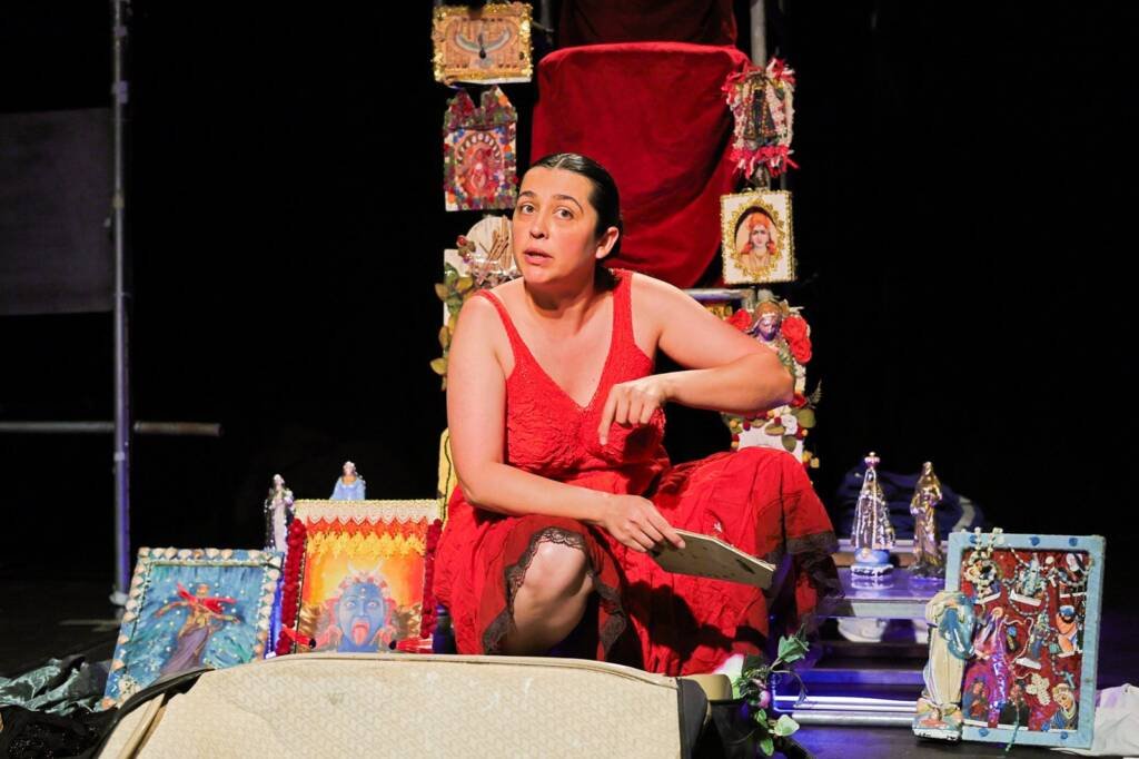 Espetáculo "A CobraDORa", na sede Roosevelt da SP Escola de Teatro. (20/03/2025) | Foto: Clara Silva