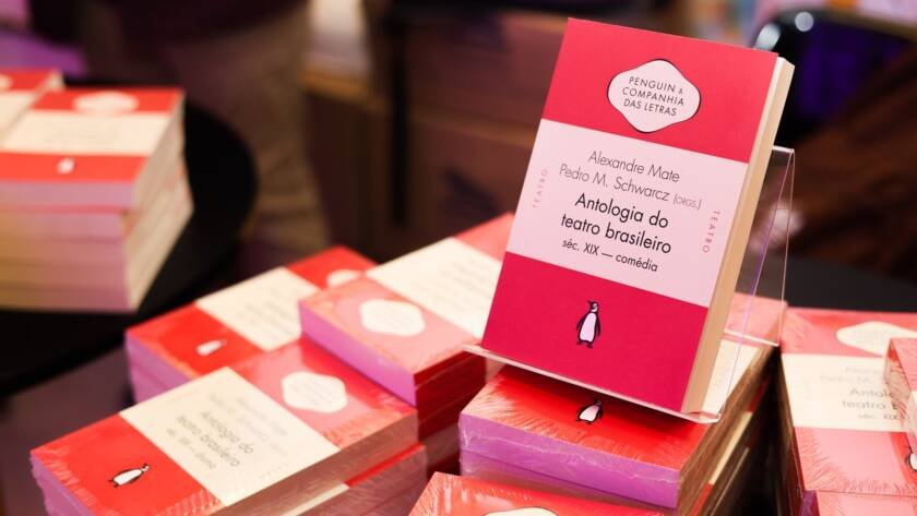 Lançamento: Antologia do teatro brasileiro, Vol. 2: Séc. XIX – Drama. Introdução de Alexandre Mate e Pedro M. Schwarcz e prefácio e cronologia de Rodrigo Morais Leite. (25/03/2025) | Foto: Clara Silva