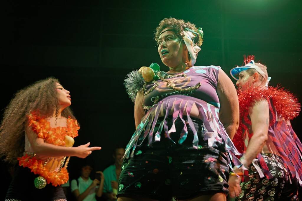 Mostra de Microcenas dos estudantes do módulo azul do curso regular de Direção da SP Escola de Teatro. (29/03/2025). | Foto: Clara Silva
