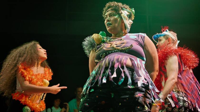 Mostra de Microcenas dos estudantes do módulo azul do curso regular de Direção da SP Escola de Teatro. (29/03/2025). | Foto: Clara Silva