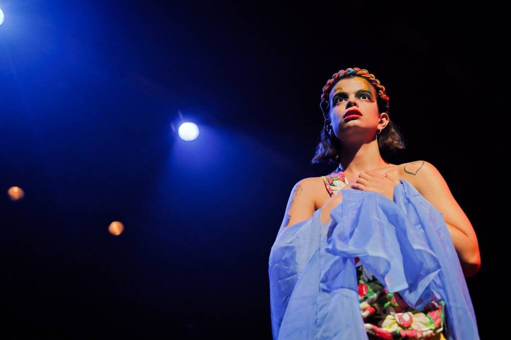 Mostra de Microcenas dos estudantes do módulo verde do curso regular de Direção da SP Escola de Teatro. (17/05/2025). | Foto: Clara Silva