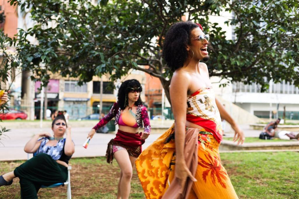Mostra de Microcenas dos estudantes do módulo verde do curso regular de Direção da SP Escola de Teatro. (17/05/2025). | Foto: Clara Silva