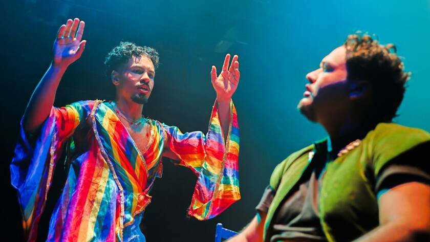 Experimento II do grupo N3 Verde, do primeiro semestre de 2025, na SP Escola de Teatro. | Foto: Clara Silva.