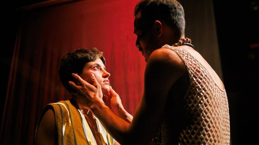 Experimento II do grupo N4 Verde, do primeiro semestre de 2025, na SP Escola de Teatro. | Foto: Clara Silva.