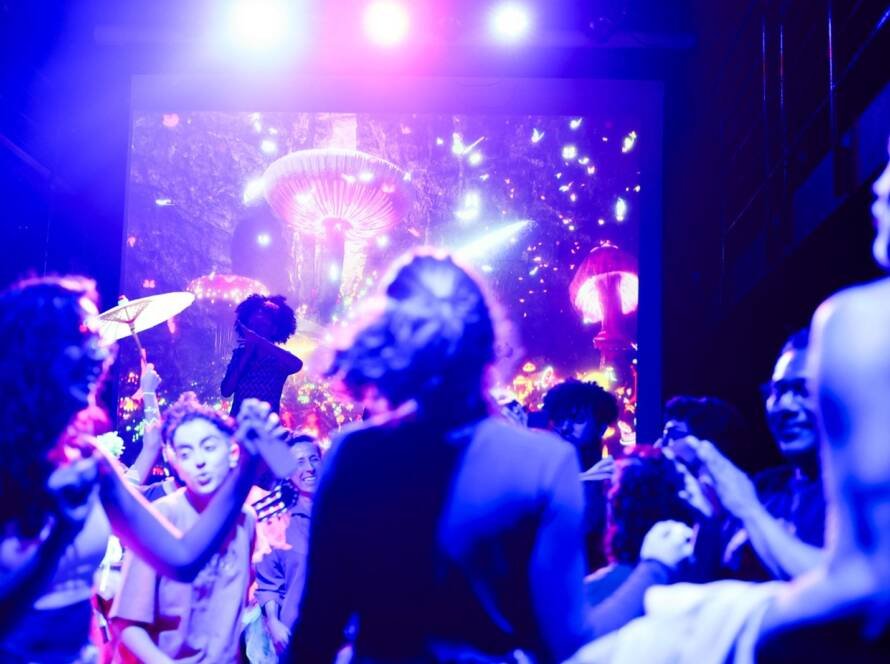 Mostra de Microcenas dos estudantes do módulo verde do curso regular de Direção da SP Escola de Teatro. (17/05/2025). | Foto: Clara Silva