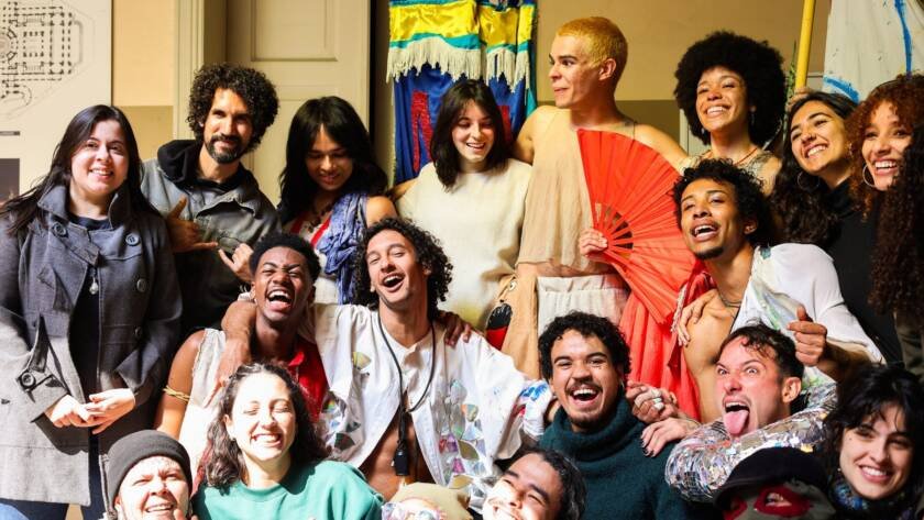 Visita da deputada federal Sâmia Bomfim, na sede Brás da SP Escola de Teatro. (13/06/2025) | Foto: Clara Silva.