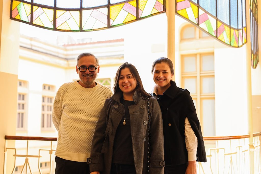 Visita da deputada federal Sâmia Bomfim, na sede Brás da SP Escola de Teatro. (13/06/2025) | Foto: Clara Silva.