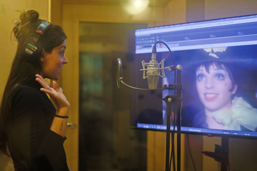 Curso “Iniciação às artes e técnicas de dublagem” com Herbert Richers Jr, na sede Roosevelt da SP Escola de Teatro. (01/08/2025) | Foto: Clara Silva.