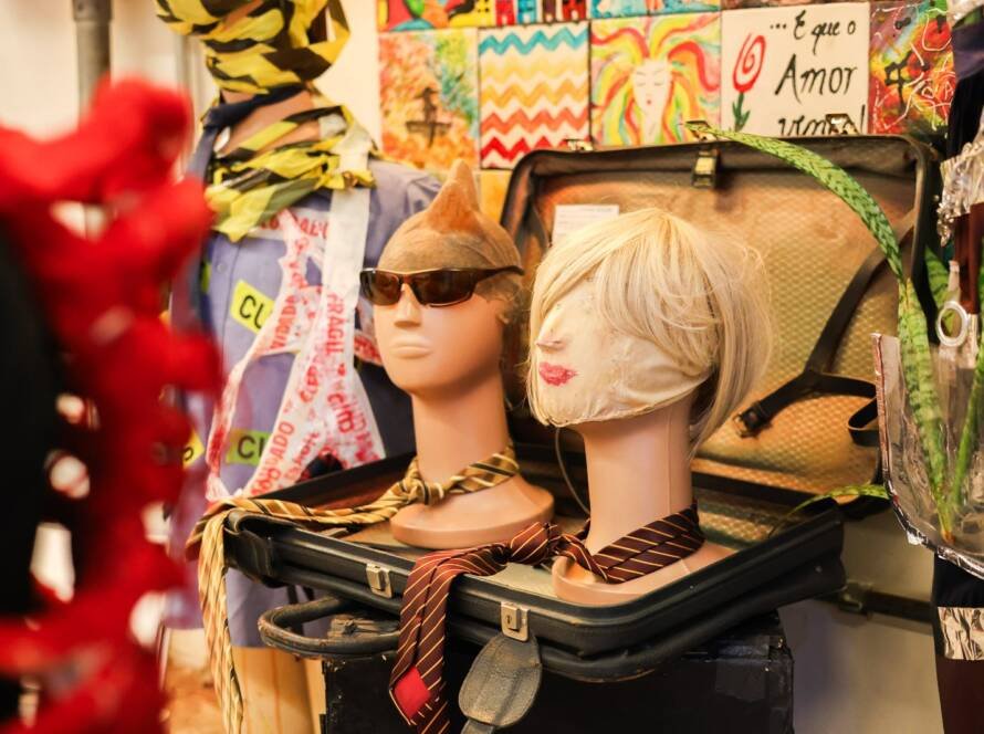 Exposição Portas Abertas, na sede Roosevelt da SP Escola de Teatro. (01/07/2025). | Foto: Clara Silva.