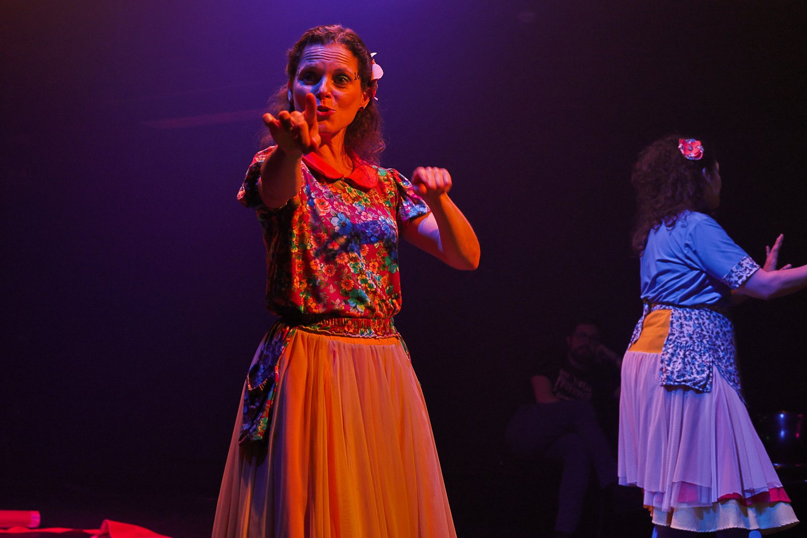 Espetáculo "Mazé! De Onde Vem? Quem É?" da AIVU Teatro, na unidade Roosevelt. (30/08/2025) | Foto: Clara Silva