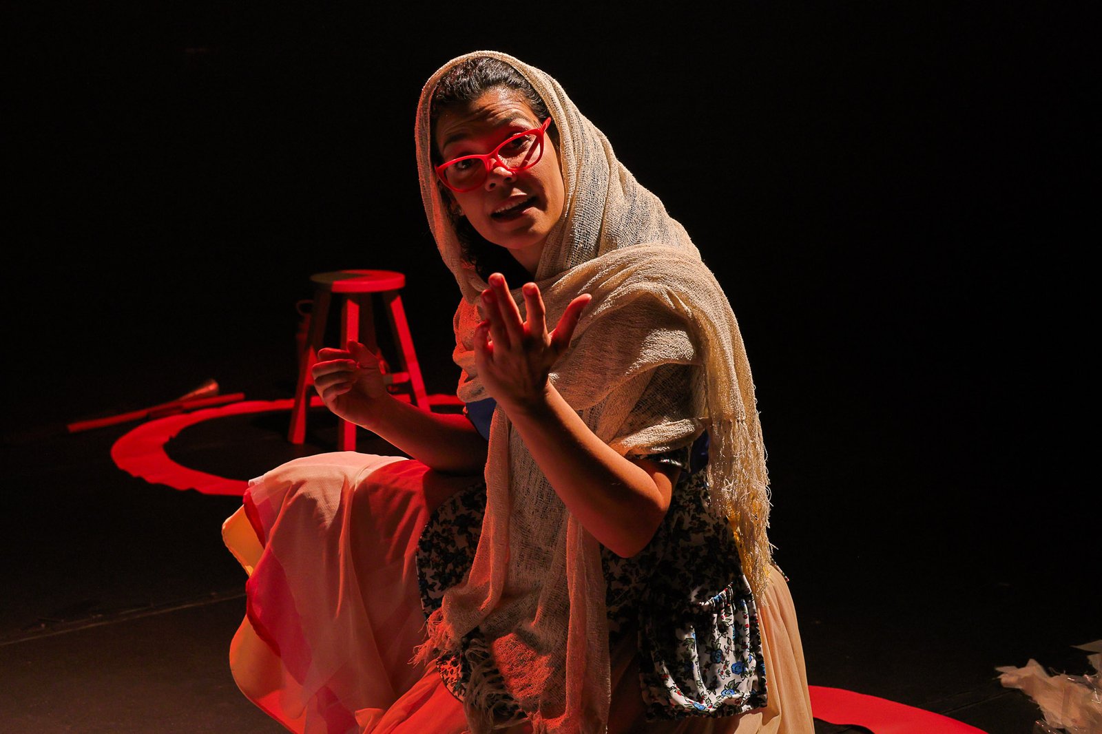 Espetáculo "Mazé! De Onde Vem? Quem É?" da AIVU Teatro, na unidade Roosevelt. (30/08/2025) | Foto: Clara Silva