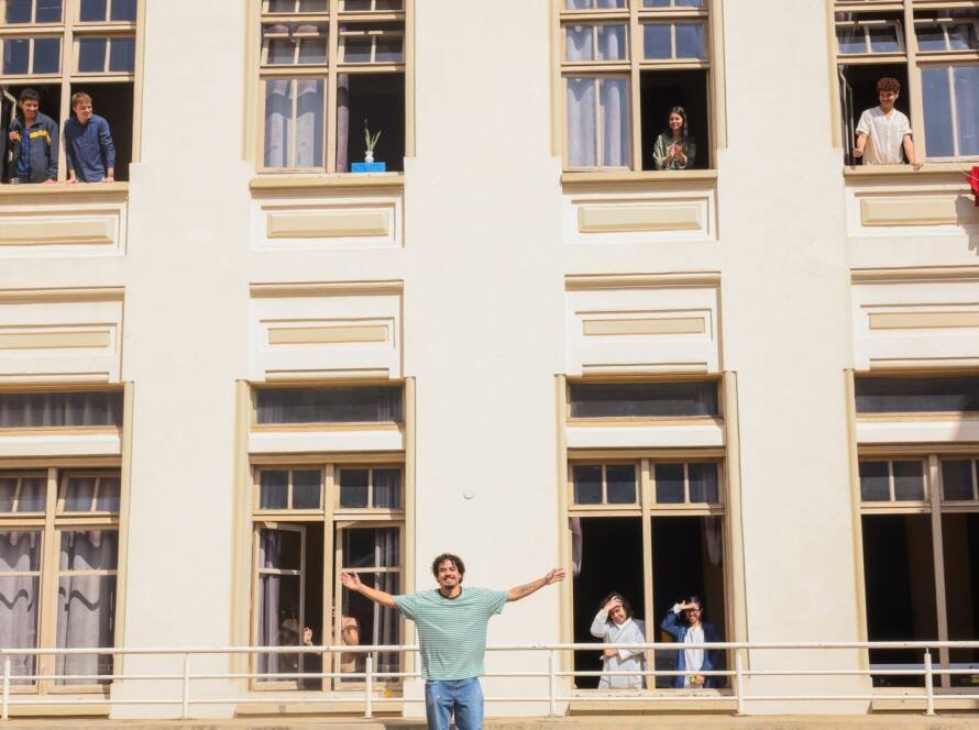 Mostra de Microcenas dos estudantes do módulo vermelho do curso regular de Direção da SP Escola de Teatro. (27/09/2025). | Foto: Clara Silva