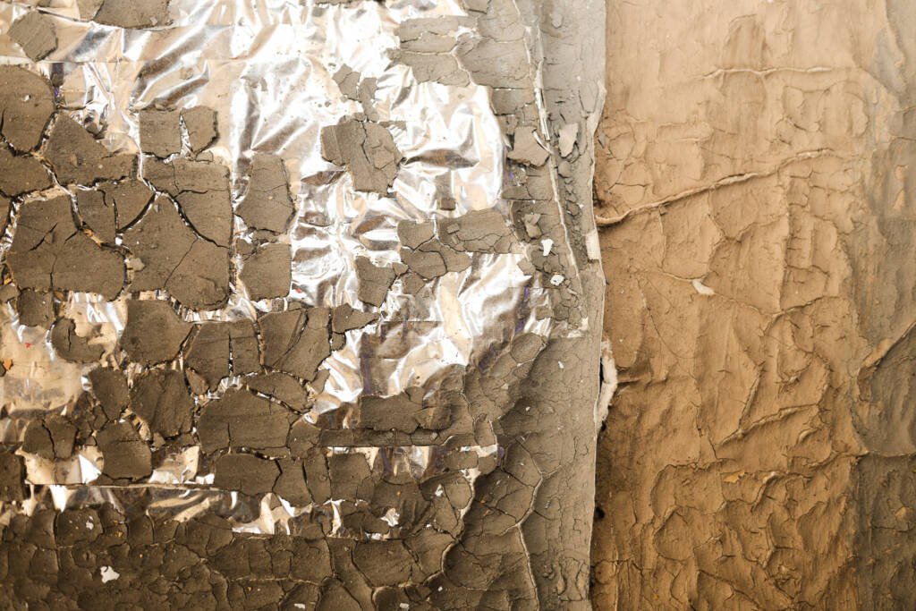 Exposição "A Linha da Materialidade" dos estudantes do curso regular de Cenografia e Figurino. (25/11/2025). | Foto: Clara Silva.