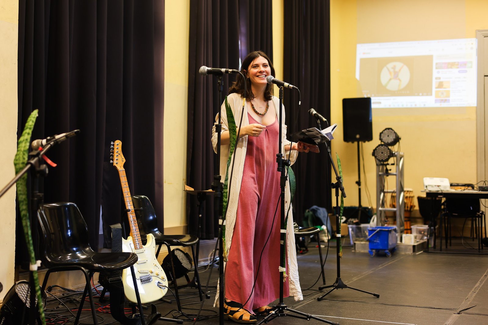 Primeiro dia do "Cena Única", atividade dos estudantes do curso regular de Dramaturgia. (07/11/2025). | Foto: Clara Silva