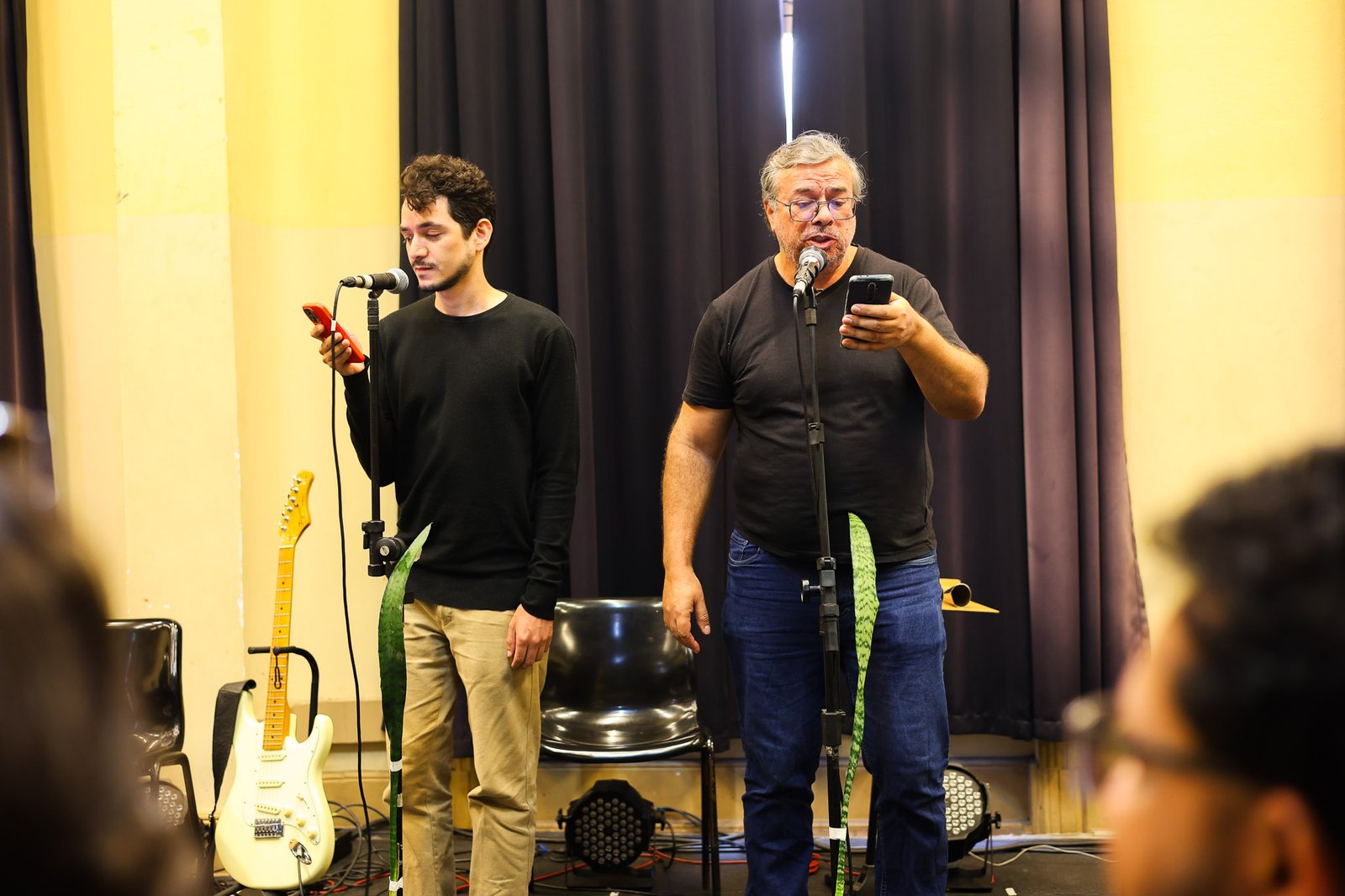 Primeiro dia do "Cena Única", atividade dos estudantes do curso regular de Dramaturgia. (07/11/2025). | Foto: Clara Silva