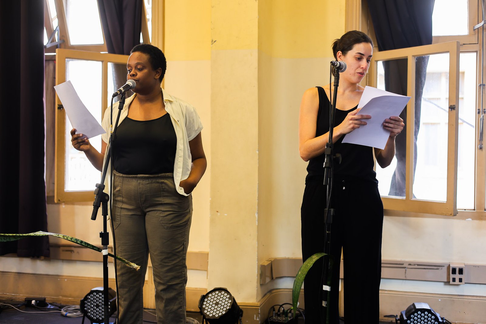 Primeiro dia do "Cena Única", atividade dos estudantes do curso regular de Dramaturgia. (07/11/2025). | Foto: Clara Silva