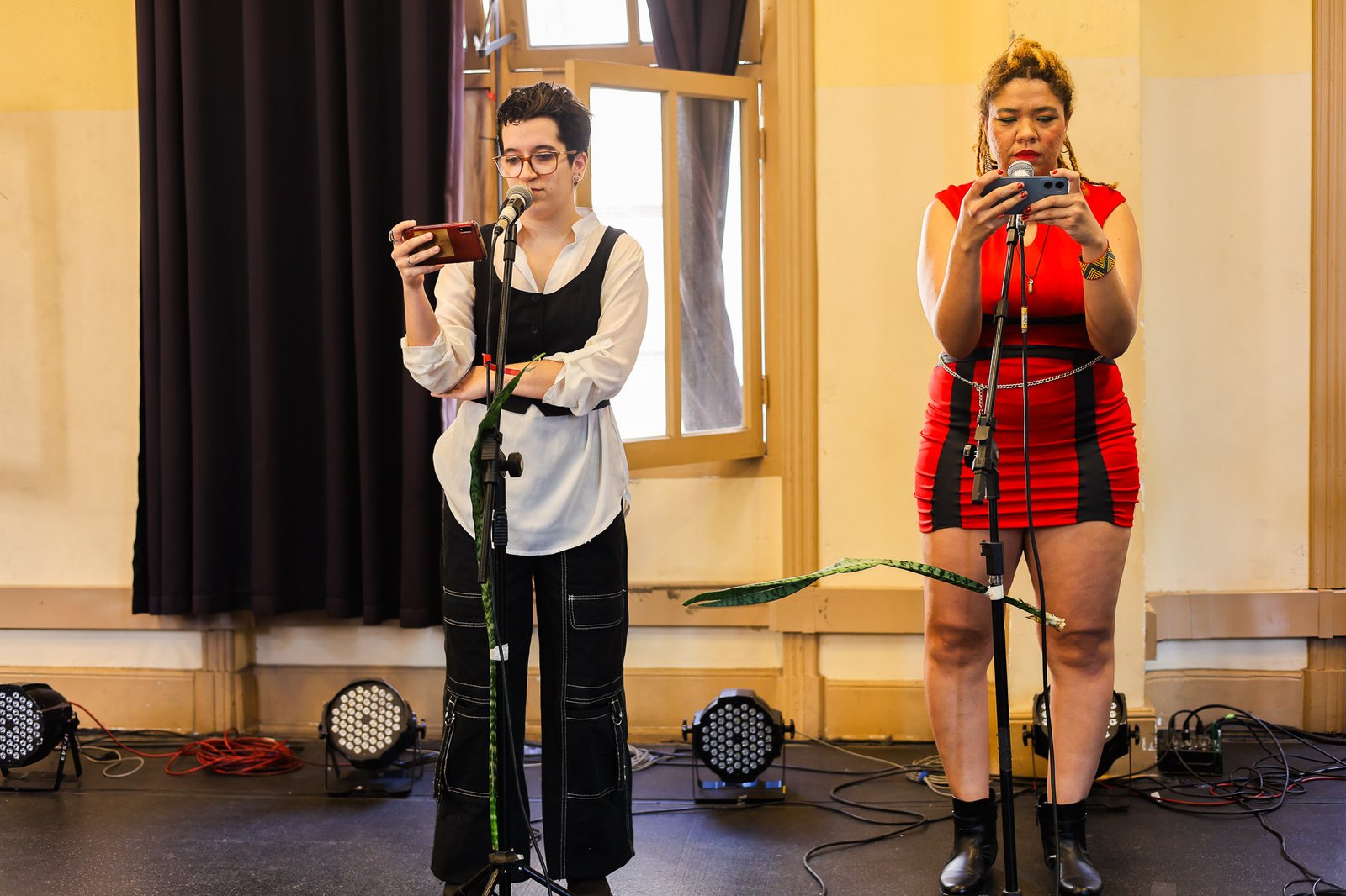 Primeiro dia do "Cena Única", atividade dos estudantes do curso regular de Dramaturgia. (07/11/2025). | Foto: Clara Silva