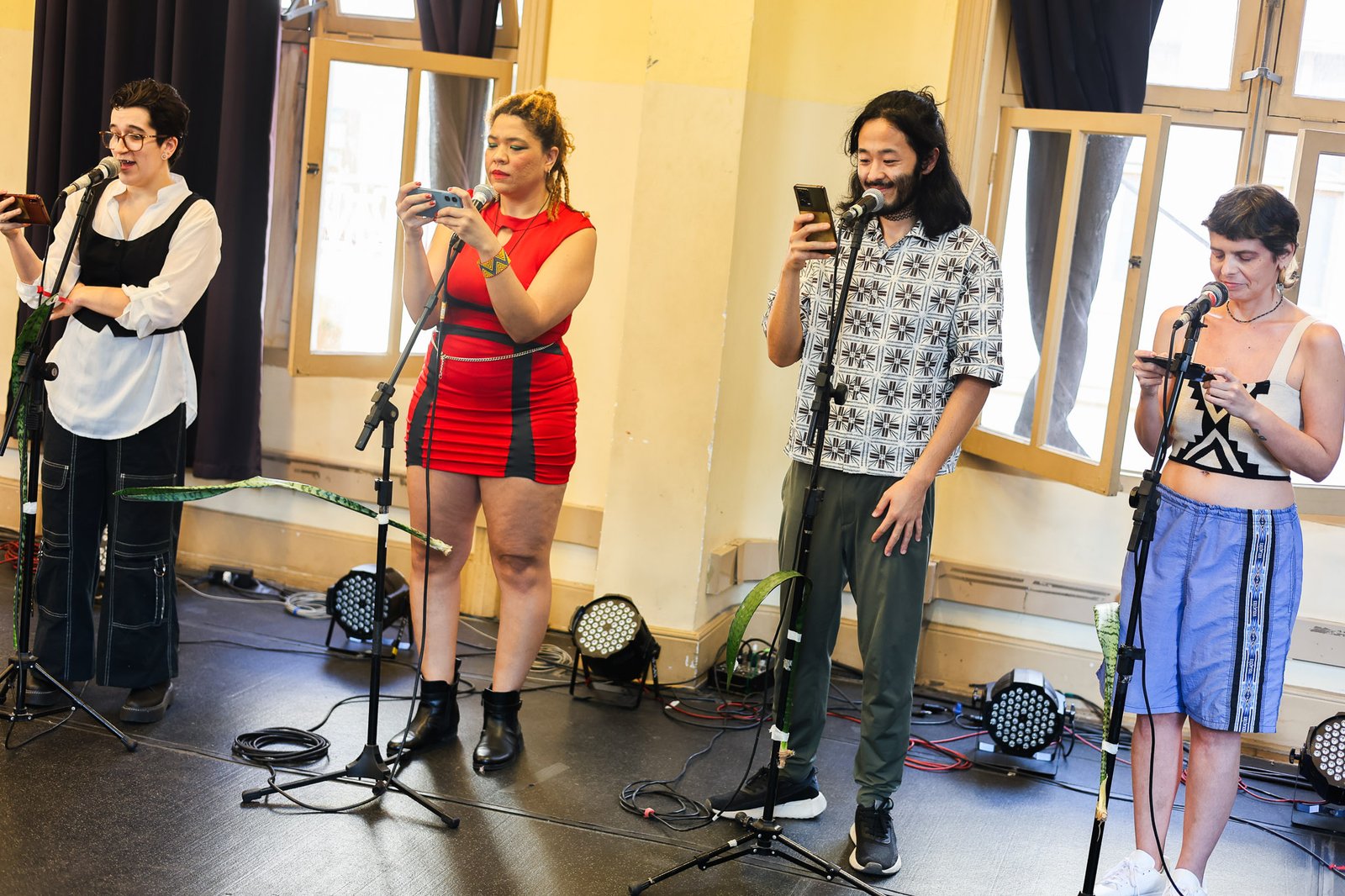 Primeiro dia do "Cena Única", atividade dos estudantes do curso regular de Dramaturgia. (07/11/2025). | Foto: Clara Silva
