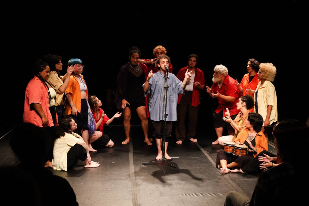 Apresentação de "Quintal" da ELT (Escola Livre de Teatro de Santo André), na SP Escola de Teatro. (18/11/2025) | Foto: Clara Silva