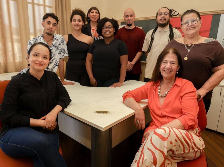 Equipe pedagógica e do estúdio de som