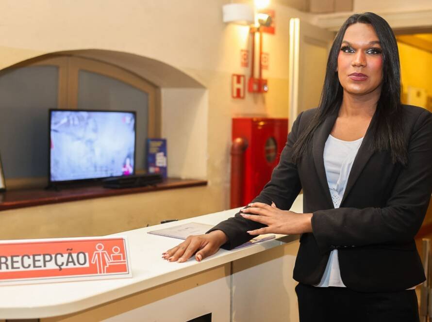 Recepcionista da unidade Brás