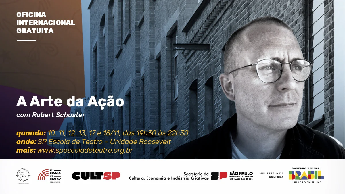 Oficina Internacional e Gratuita | A Arte da Ação