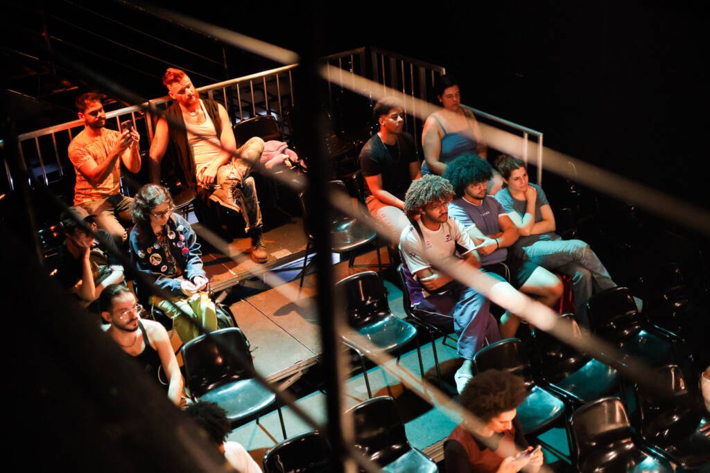 Bate-papo Transpreto, com Luh Maza e Daniel Veiga no SP Transvisão 2026. (29/01/2026). | Foto: Clara Silva.